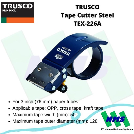[EZM.1042497] Dispenser Pemotong Lakban Tape Cutter Steel TRUSCO TEX-226A 819-1280
