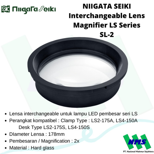[EZM.1042520] Lensa Pembesar NIIGATA SEIKI Interchangeable Lens Magnifier LS SL-2