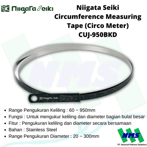 [EZM.1042543] Niigata Seiki Circumference Measuring Tape (Circo Meter) CUJ-950BKD
