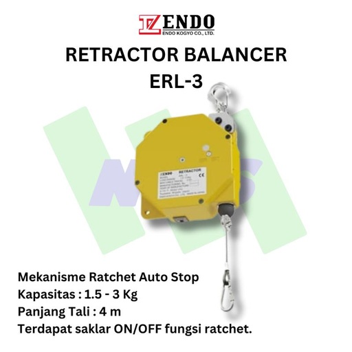[EZM.1044259] Spring Balancer ENDO Retractor ERL-3 Kapasitas 1.5 - 3 Kg