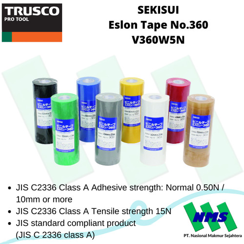 [EZM.1042612] SEKISUI Eslon Tape No.360 V360W5N TRUSCO 200-4361