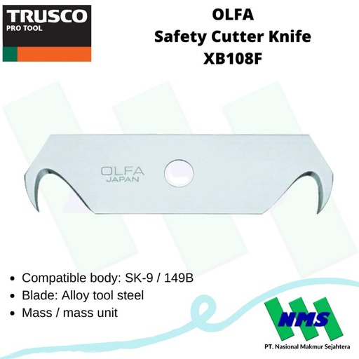 [EZM.1042623] Refill Safety Cutter Knife OLFA SK-9 / 149B XB108F TRUSCO 360-7259