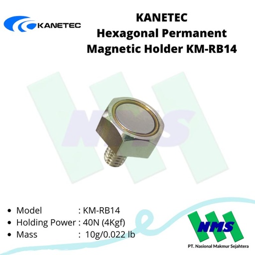 [EZM.1042628] KANETEC KM-RB14 Hexagonal Permanent Magnetic Holder
