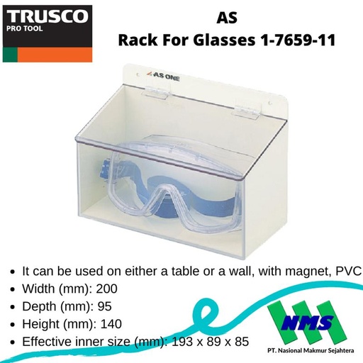 [EZM.1042803] TRUSCO 818-8102 AS Rack For Glasses 1-7659-11