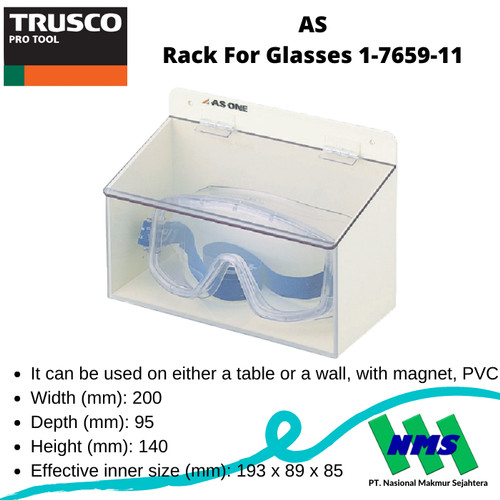 [EZM.1042803] TRUSCO 818-8102 AS Rack For Glasses 1-7659-11