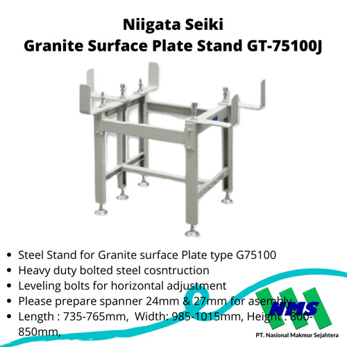 [EZM.1042830] Niigata Seiki Granite Surface Plate Stand GT-75100J