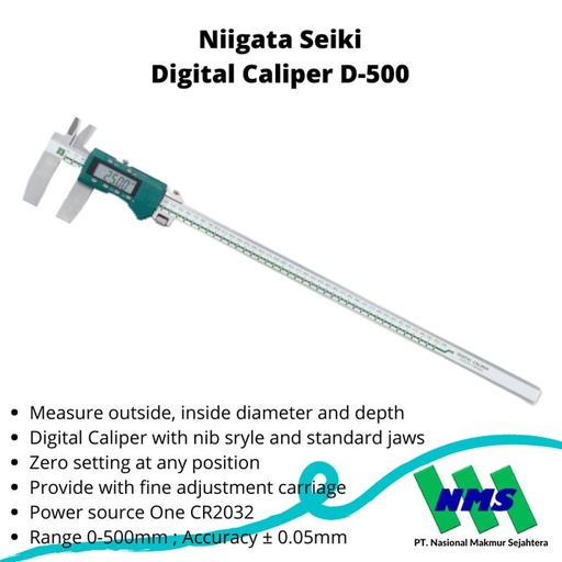 [EZM.1042831] Niigata Seiki Digital Caliper D-500