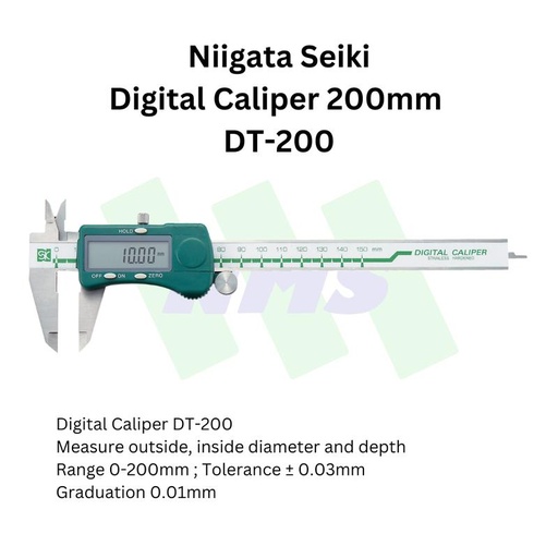 [EZM.1042840] Niigata Seiki Digital Caliper DT-200