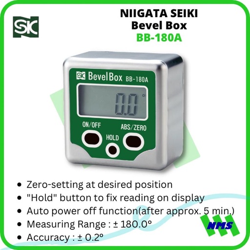 [EZM.1042845] Niigata Seiki Bevel Box BB-180A