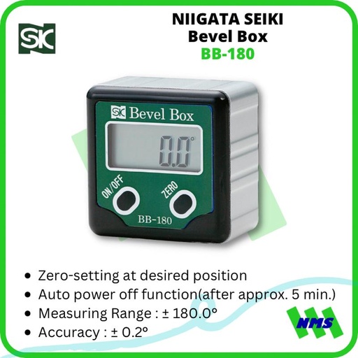 [EZM.1042846] Niigata Seiki Bevel Box BB-180