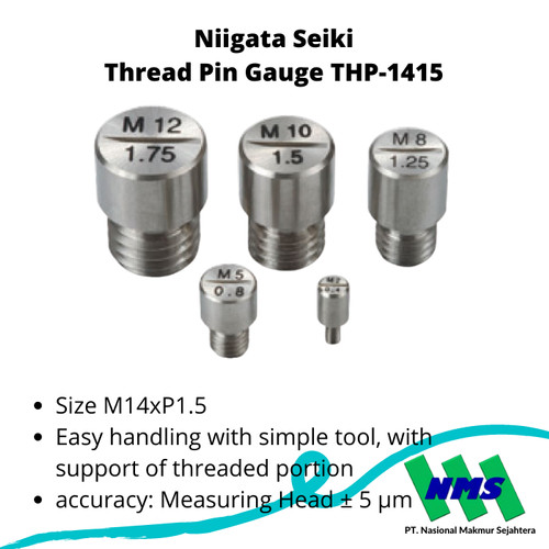 [EZM.1042865] Niigata Seiki Thread Pin Gauge THP-1415