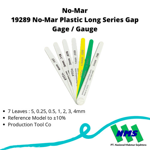 [EZM.1042894] 19289 No-Mar Plastic Long Series Gap Gage / Gauge