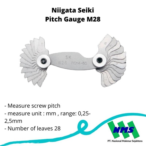 [EZM.1042901] Niigata Seiki Pitch Gauge M28