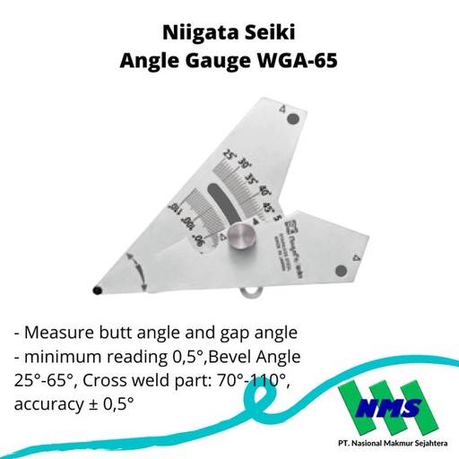 [EZM.1042902] Niigata Seiki Angle Gauge WGA-65