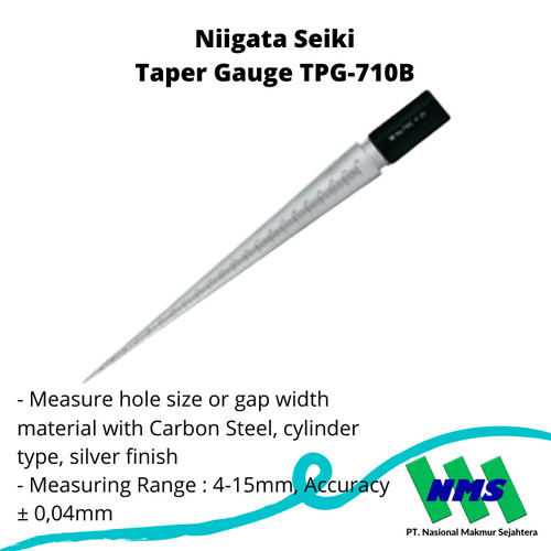 [EZM.1042905] Niigata Seiki Taper Gauge TPG-710B