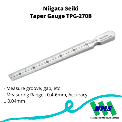 [EZM.1042907] Niigata Seiki Taper Gauge TPG-270B
