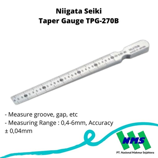 [EZM.1042907] Niigata Seiki Taper Gauge TPG-270B