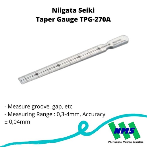 [EZM.1042908] Niigata Seiki Taper Gauge TPG-270A
