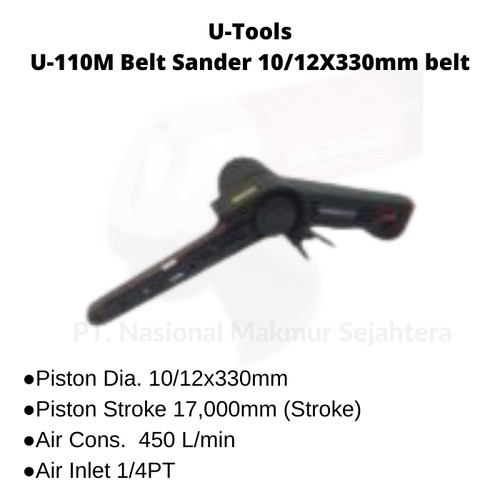 [EZM.1042915] U-110M U-Tools Belt Sander 10/12X330mm belt