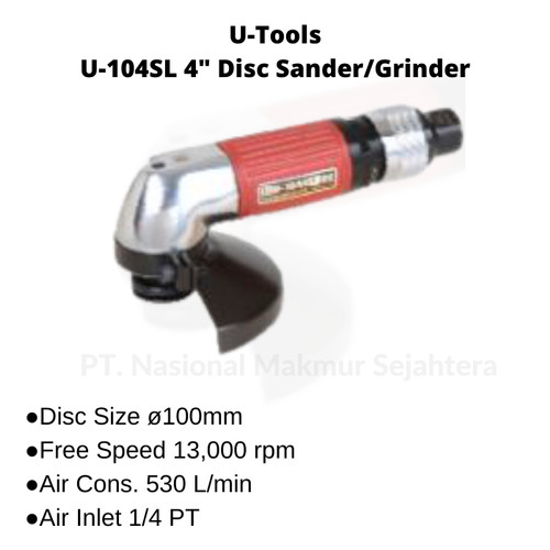[EZM.1042916] U-104SL 4" Disc Sander/Grinder U-104SL