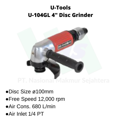 [EZM.1042918] U-104GL U-Tools 4" Disc Grinder, lever