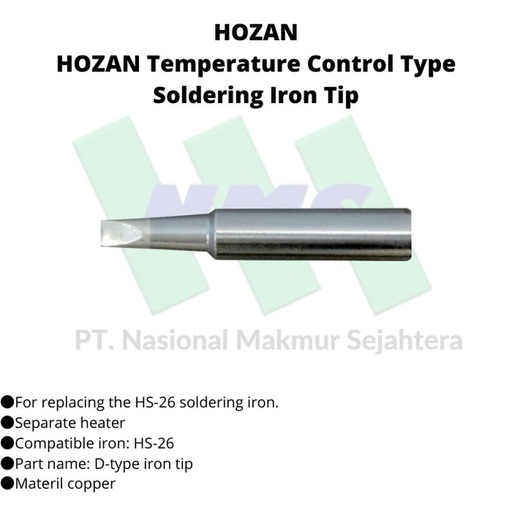 [EZM.1042950] TRUSCO 475-5456 HOZAN Temperature Control Type Soldering Iron Tip