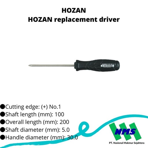 [EZM.1042957] TRUSCO 407-3932 HOZAN Phillips screwdriver