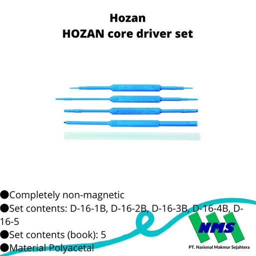 [EZM.1042982] TRUSCO 373-9953 HOZAN core driver set D-16
