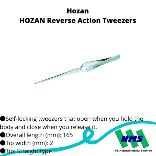 [EZM.1042986] TRUSCO 370-8331 HOZAN Reverse Action Tweezers P-89