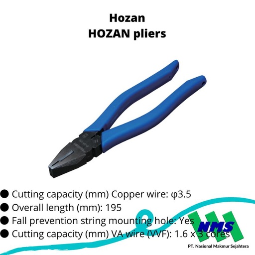 [EZM.1042991] TRUSCO 370-8161 HOZAN pliers P-57-175