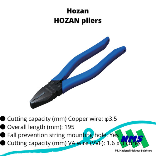 [EZM.1042991] TRUSCO 370-8161 HOZAN pliers P-57-175