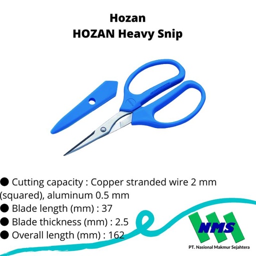 [EZM.1043005] TRUSCO 324-9476 HOZAN Heavy Snip N-838