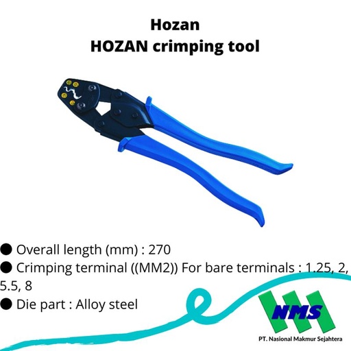 [EZM.1043011] TRUSCO 322-0010 HOZAN crimping tool P-75