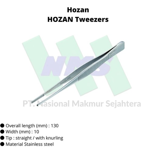 [EZM.1043021] Pinset HOZAN P-86 Stainless Steel Tweezers