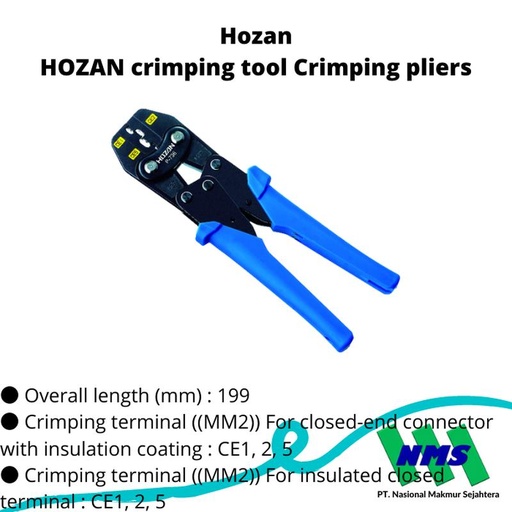[EZM.1043024] TRUSCO 261-7421 HOZAN crimping tool Crimping pliers P-736