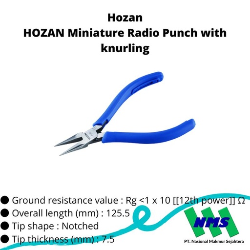[EZM.1043032] TRUSCO 120-4874 HOZAN Miniature Radio Punch with knurling P-36