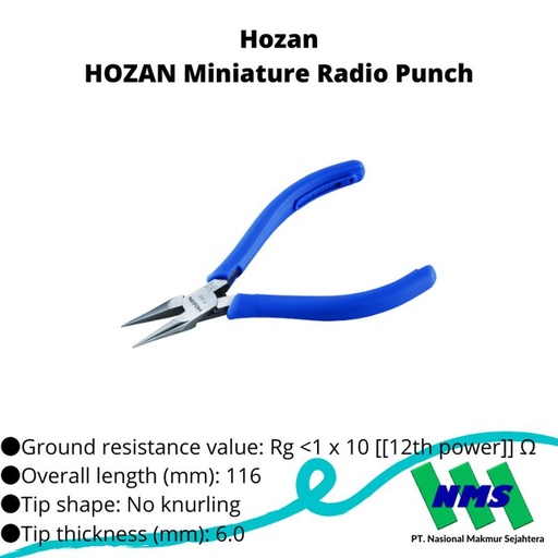 [EZM.1043033] TRUSCO 120-4866 HOZAN Miniature Radio Punch P-35