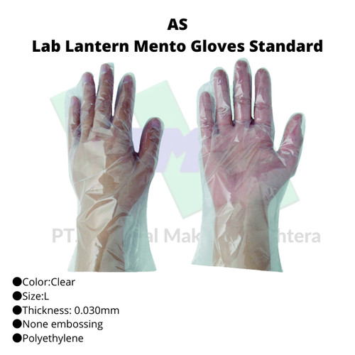 [EZM.1043076] TRUSCO 819-3129 AS Lab Lantern Mento Gloves Standard 9-888-01
