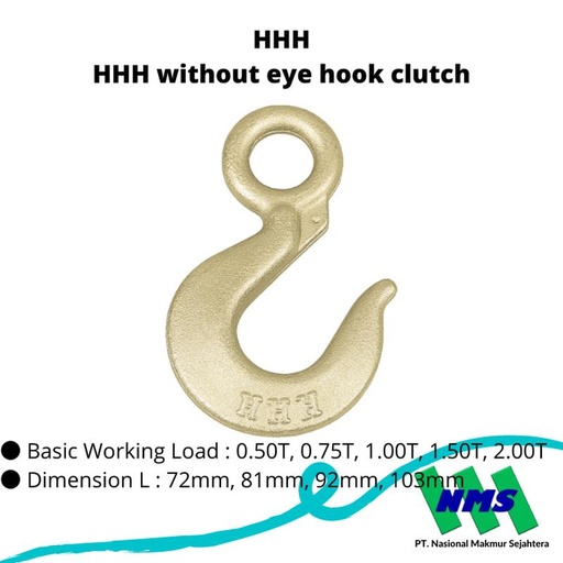 [EZM.1043084] TRUSCO 241-2683 HHH without eye hook clutch