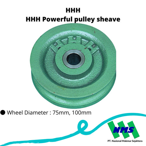 [EZM.1043085] TRUSCO 215-5567 HHH Powerful pulley sheave
