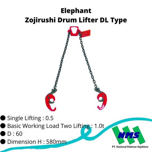 [EZM.1043092] TRUSCO 107-4423 ELEPHANT Zojirushi Drum Lifter DL Type DL-01000