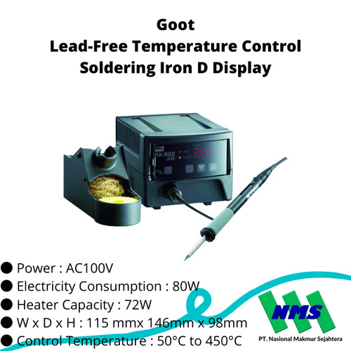 [EZM.1043093] TRUSCO 485-4527 Lead-Free Temperature Control Soldering Iron D Display