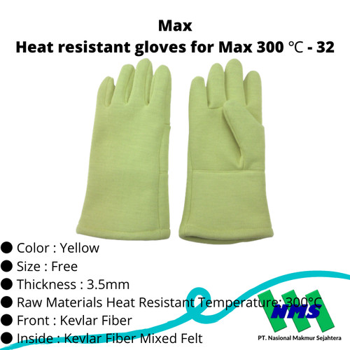 [EZM.1043116] TRUSCO 416-9689 Heat resistant gloves for Max 300 ℃ - 32