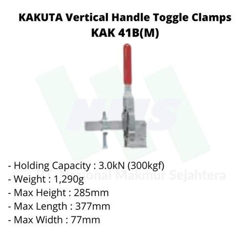 [EZM.1043179] KAKUTA Vertical Handle Toggle Clamps KAK 41B(M)