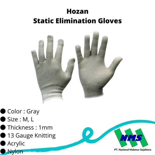[EZM.1043219] TRUSCO 407-4092 Static Elimination Gloves