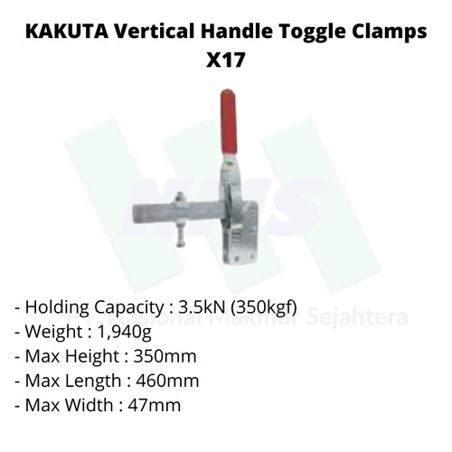 [EZM.1043367] KAKUTA Vertical Handle Toggle Clamps X17