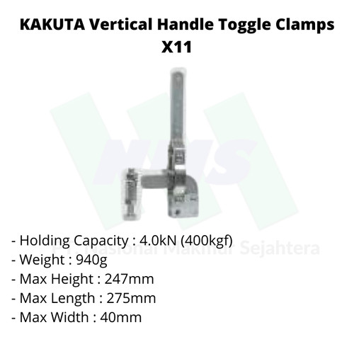 [EZM.1043369] KAKUTA Vertical Handle Toggle Clamps X11