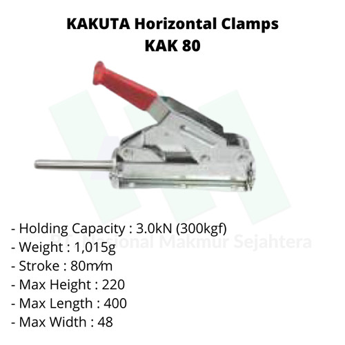 [EZM.1043380] KAKUTA Horizontal Clamps KAK 80