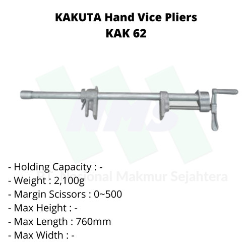 [EZM.1043382] KAKUTA Hand Vice Pliers KAK 62