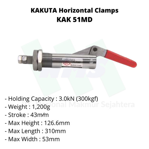 [EZM.1043385] KAKUTA Horizontal Clamps KAK 51MD